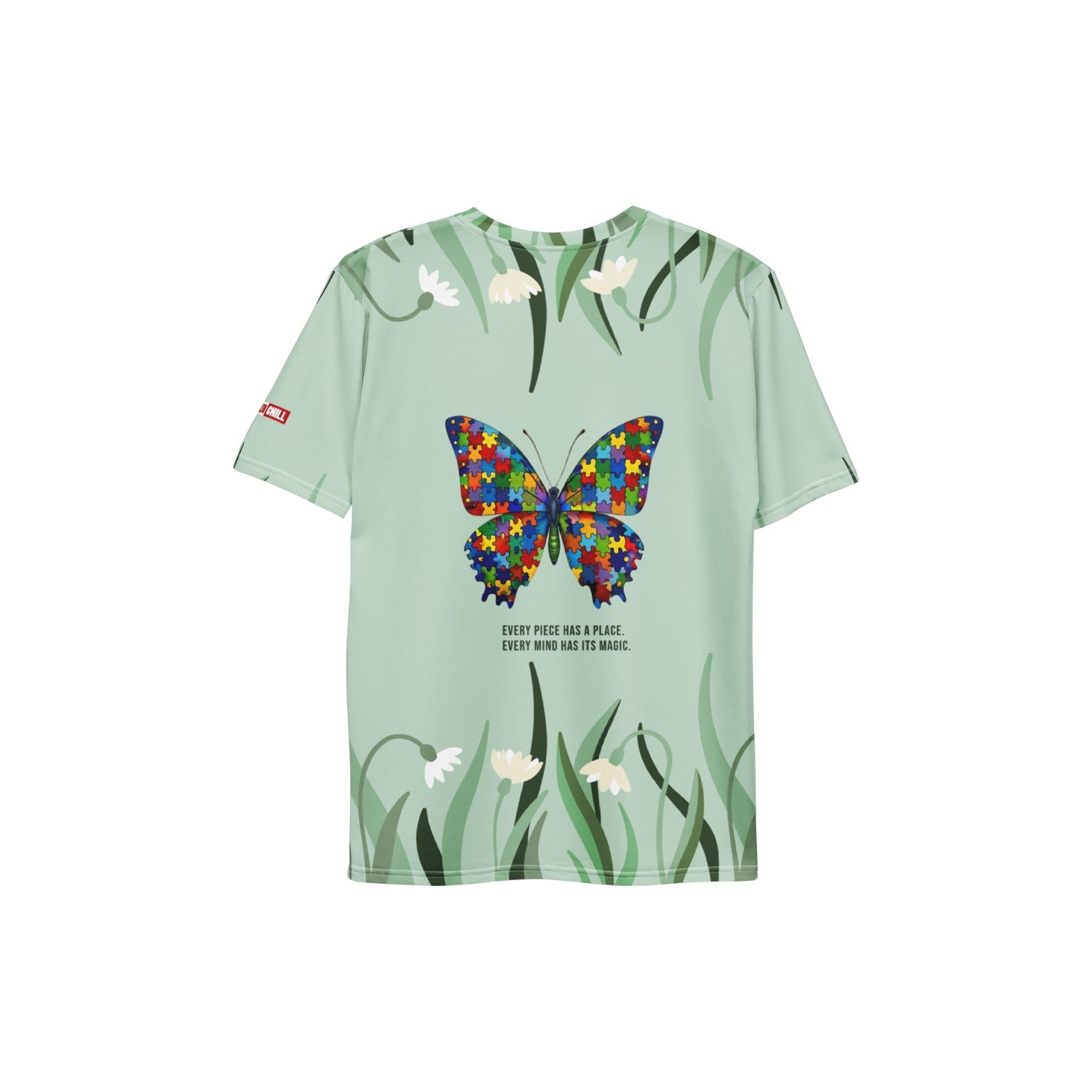 ILLTOCHILL illtochill-autism-awareness-neurodiversity-gift-all-over-print-t-shirt main product image — white background