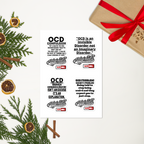 OCD Represented: Sticker Sheet for Every Intrusive Thinker in the Community | ILLTOCHILL