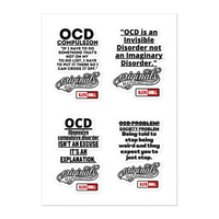 OCD Represented: Sticker Sheet for Every Intrusive Thinker in the Community | ILLTOCHILL