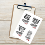 OCD Stuck On It: Sticker Sheet for Every Intrusive Thinker Who Claims Their Space | ILLTOCHILL