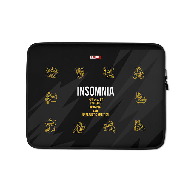 Wired But Tired Laptop Sleeve – ILLTOCHILL protection