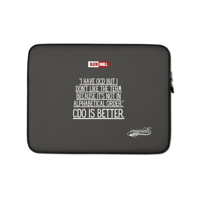 OCD Unmasked, Undeterred: Laptop Sleeve for the Intrusive Thinker Who Works Anyway | ILLTOCHILL