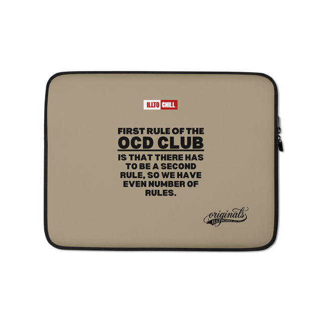 OCD and Plugged In: Laptop Sleeve for Every Intrusive Thinker Who Shows Up | ILLTOCHILL