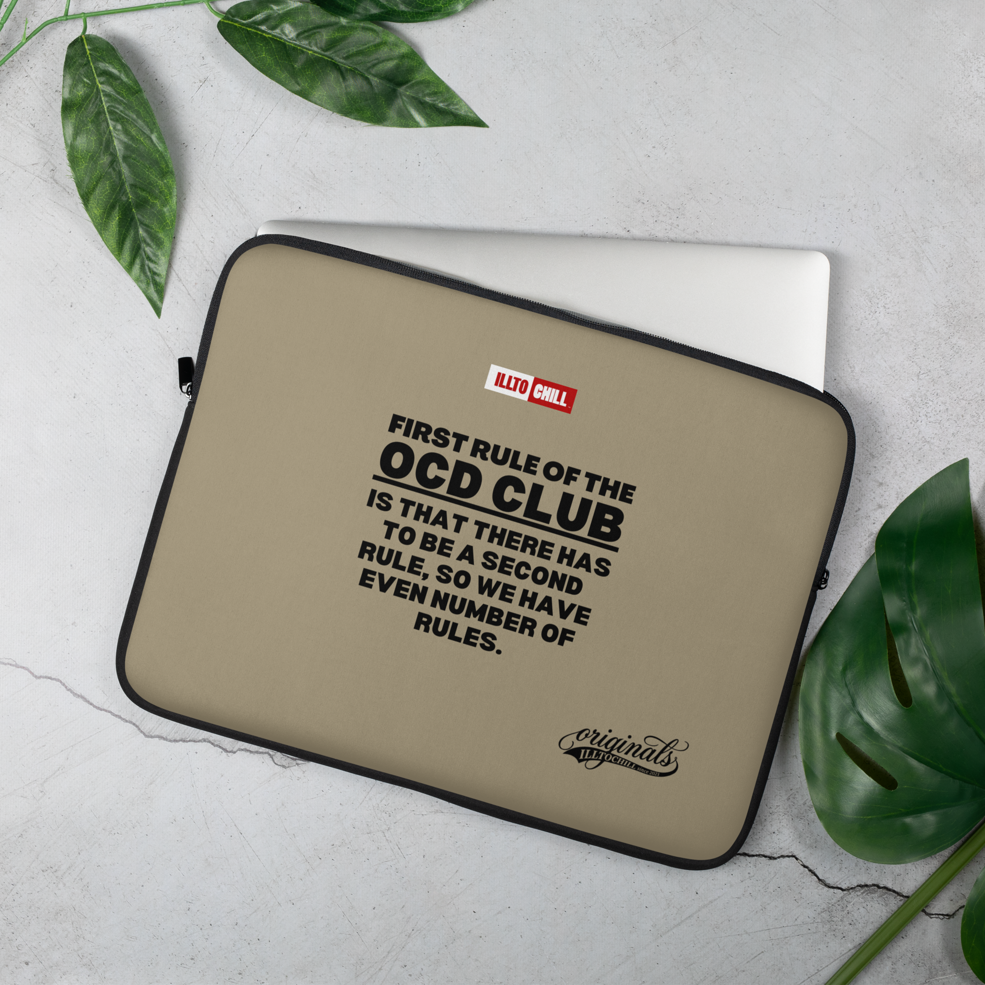 OCD and Plugged In: Laptop Sleeve for Every Intrusive Thinker Who Shows Up | ILLTOCHILL
