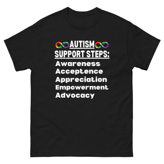 Autism awareness, Autistic, Autism spectrum disorder ASD, Autism support, Autism quote, Neurodiversity, Autistic support, Autism Gift Short-Sleeve Unisex T-Shirt.