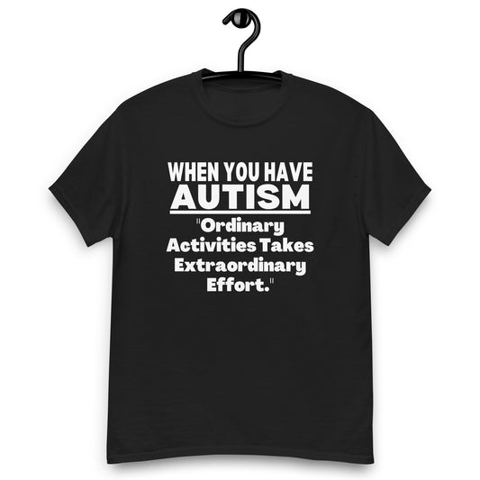 Autism awareness, Autistic, Autism spectrum disorder ASD, Autism support, Autism quote, Neurodiversity, Autistic support, Autism Gift Short-Sleeve Unisex T-Shirt.