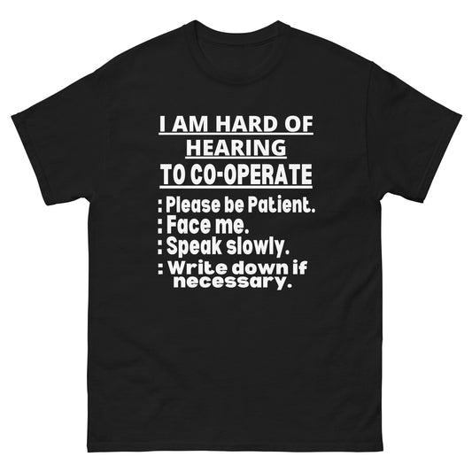 Hard of Hearing Support, Hearing Loss quote, Hearing impaired awareness, Hearing aid, Deaf, sign language ASL,Hard of hearing Gift.