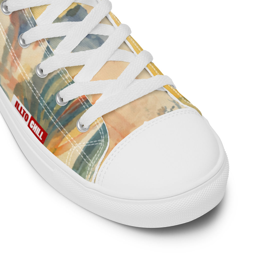 illtochill-tourette-syndrome-awareness-ts-gift-men-s-high-top-canvas-shoes