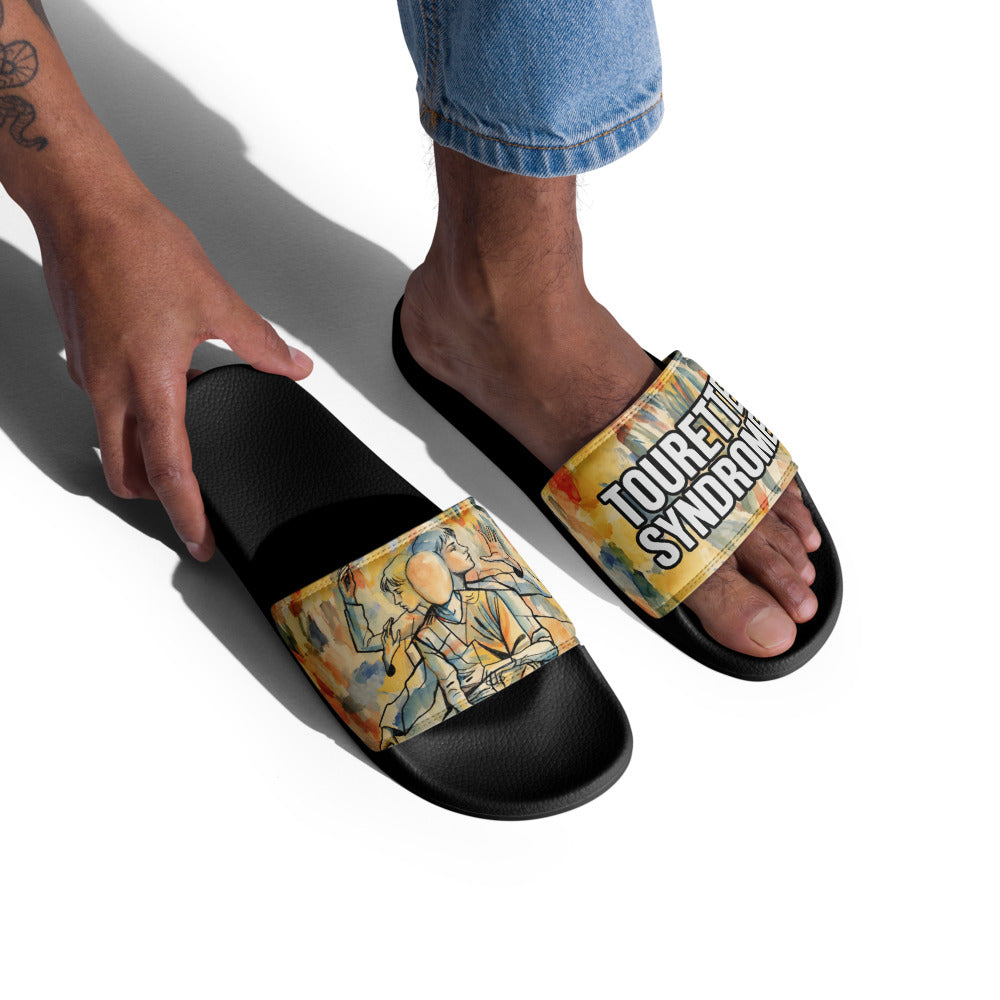 illtochill-tourette-syndrome-awareness-ts-gift-men-s-slides