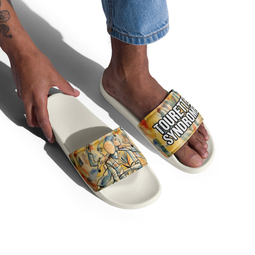 illtochill-tourette-syndrome-awareness-ts-gift-men-s-slides