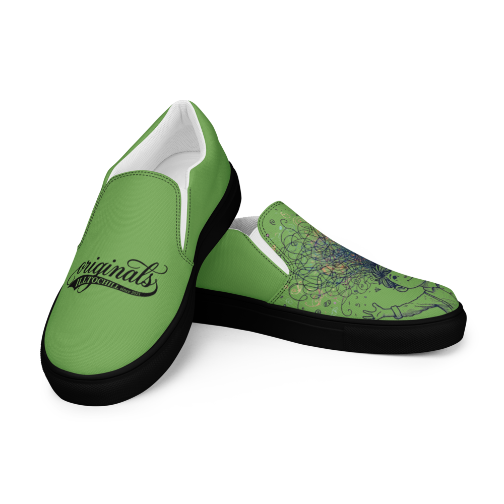 ADHD Men's Slip On Canvas Shoes | ILLTOCHILL