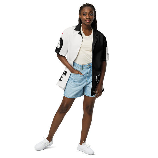 ILLTOCHILL Bipolar disorder Unisex button shirt – Women's Front (White)