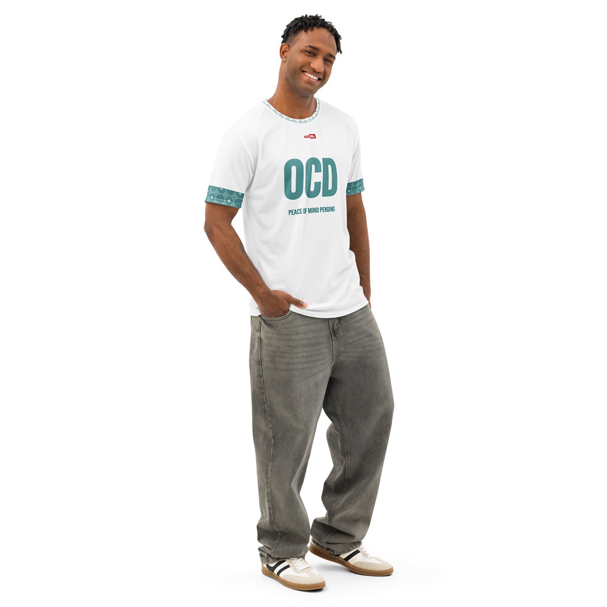 ILLTOCHILL OCD Awareness T-Shirt – Men's Right Front (White) #2