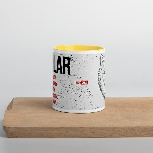 ILLTOCHILL Bipolar disorder gift Mug with Color Inside – Lifestyle Front