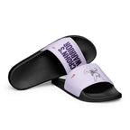 ILLTOCHILL Crohn's Disease Awareness Men's Slides – Flat 4 Front (Crohn's Disease Awareness Men's Slides)
