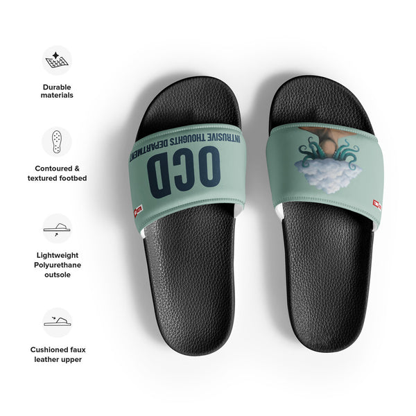 ILLTOCHILL OCD Awareness Women's Slides – Product specs Front (Ocd Awareness Women's Slides)