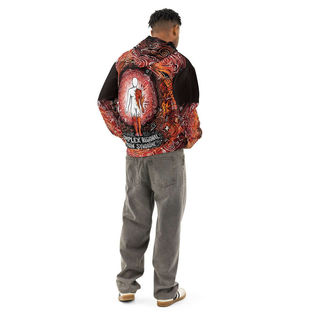 ILLTOCHILL CRPS Awareness gift Unisex cotton hoodie – Men's Back (Black)