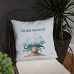 ILLTOCHILL OCD Awareness Pillow – Lifestyle Front Lifestyle 4 (Black)