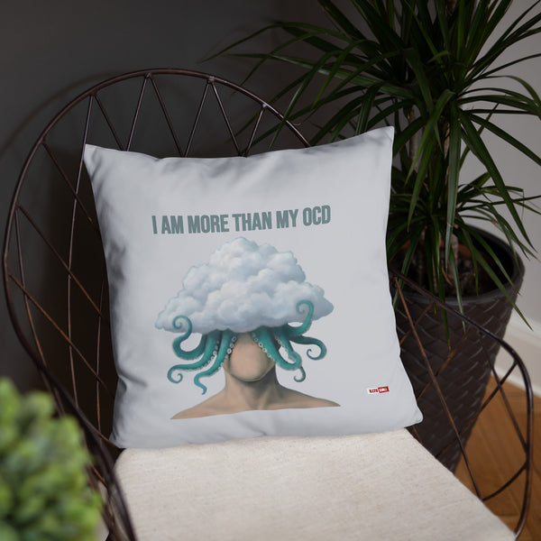 ILLTOCHILL OCD Awareness Pillow – Lifestyle Front Lifestyle 4 (Black)