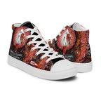 ILLTOCHILL CRPS Awareness and support gift men’s high top canvas shoes – Flat 3 Right