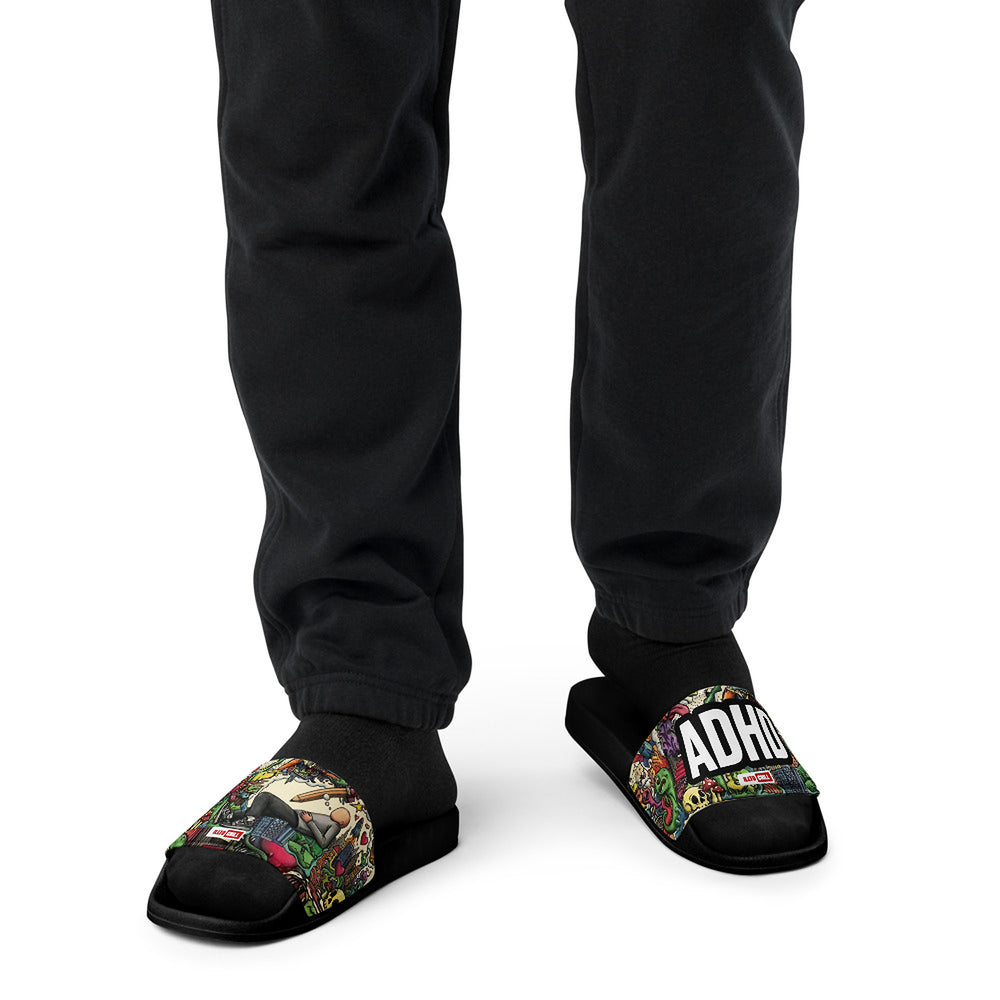 ILLTOCHILL ADHD Awareness Men's Slides – Men's Front (Adhd Awareness Men's Slides)