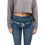 ILLTOCHILL Hard of Hearing Awareness Fanny Pack – Women's Front (Black)