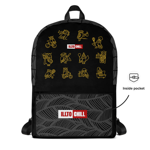 Late Night Chaos Backpack – ILLTOCHILL everyday carry