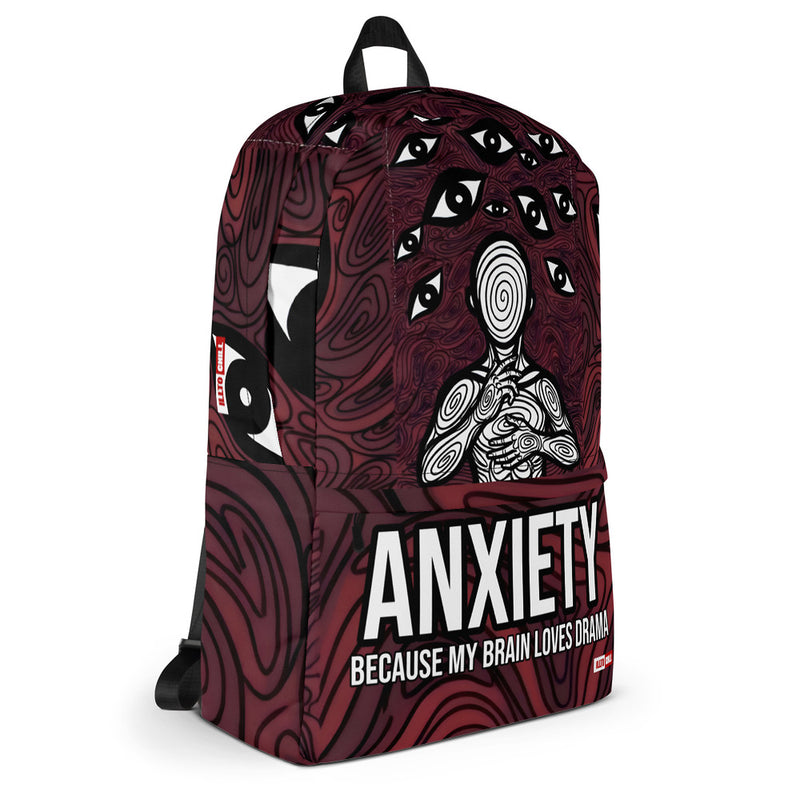 ILLTOCHILL Anxiety Awareness Backpack – Default Right (Black)