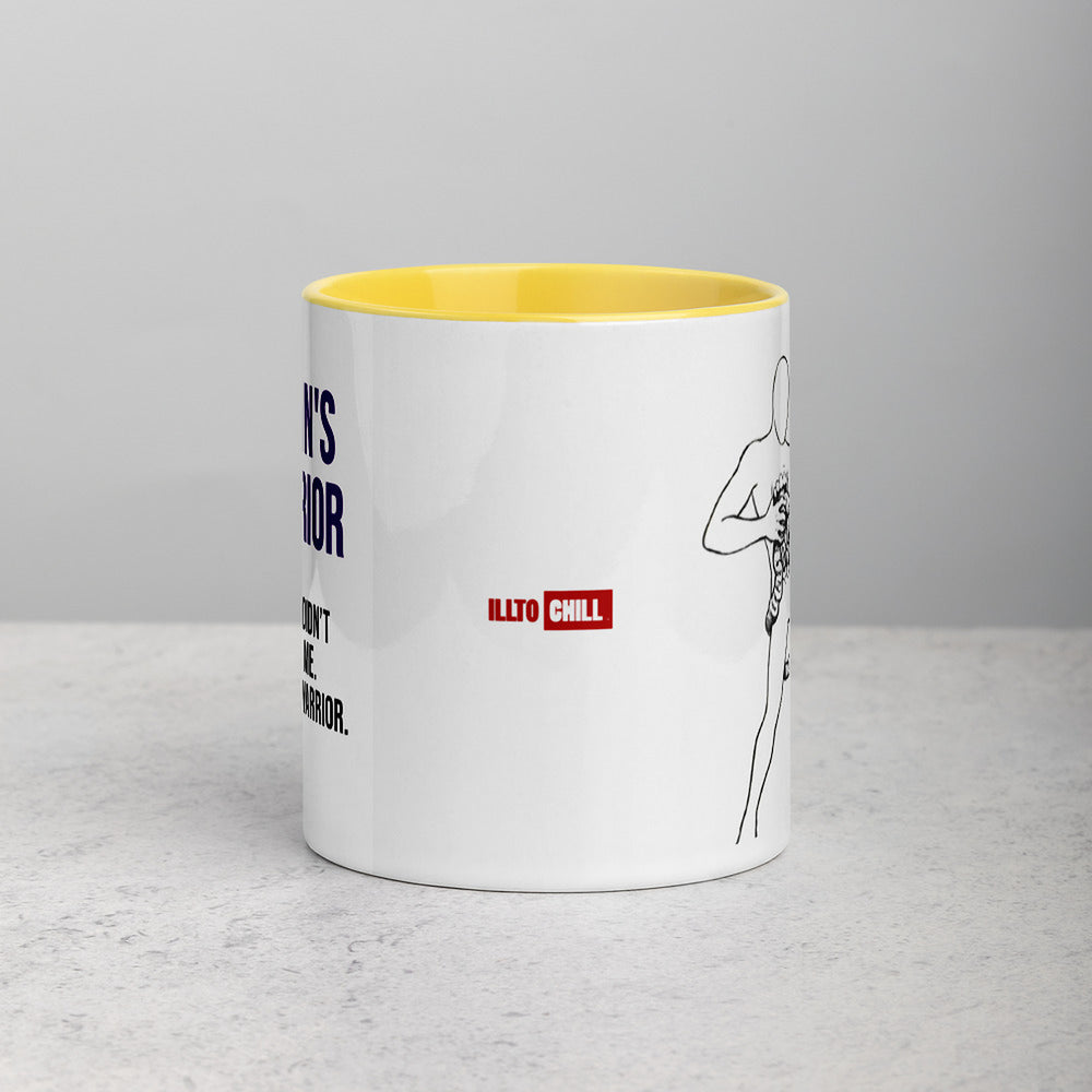 ILLTOCHILL Crohn's disease awareness and support gift Mug with Color Inside – Lifestyle 2 Front