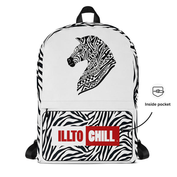 ILLTOCHILL EDS Awareness Backpack – Default Front 2 (Clear)