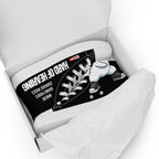 ILLTOCHILL Hard of hearing support gift for hearing impaired Men’s high top canvas shoes – Flat 5 Front