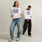ILLTOCHILL Crohn's disease awareness and support gift unisex cotton hoodie – Duet Front (White)