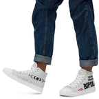 ILLTOCHILL Bipolar disorder gift Men’s high top canvas shoes – Men's Lifestyle Left