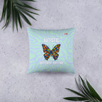 ILLTOCHILL Autism Awareness Pillow – Flat Lifestyle Front (White)