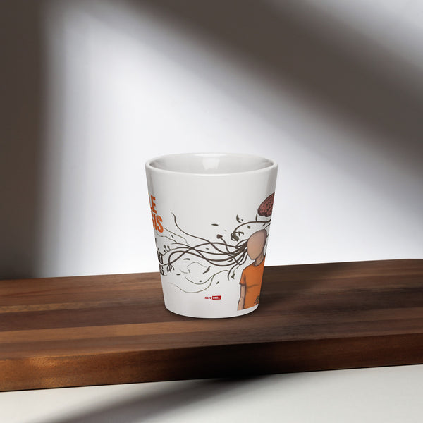 ILLTOCHILL MS awareness Multiple Sclerosis support gift Latte mug – Lifestyle 2 Front