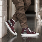 ILLTOCHILL Anxiety awareness gift Men’s high top canvas shoes – Men's Lifestyle 2 Right 2