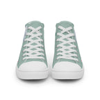 ILLTOCHILL OCD awareness Obsessive-Compulsive Disorder gift Men’s high top canvas shoes – Flat Front