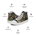 ILLTOCHILL Adhd Attention deficit awareness gift Men’s high top canvas shoes – Product specs Left #2