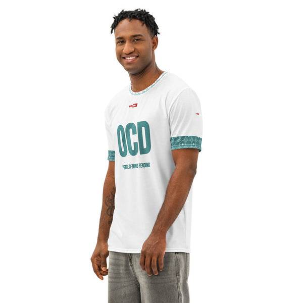ILLTOCHILL OCD Awareness T-Shirt – Men's Left Front (White)
