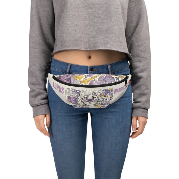 ILLTOCHILL Lupus Awareness Fanny Pack – Women's Front (Clear)