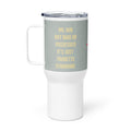 ILLTOCHILL Tourette syndrome awareness TS gift Travel mug with a handle – Flat Right