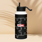 ILLTOCHILL Autism awareness neurodiversity gift Stainless steel water bottle with a straw lid – Lifestyle 4 Left