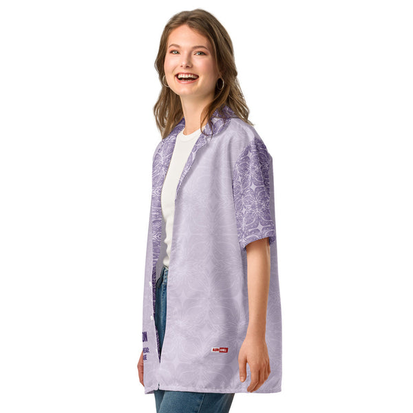 ILLTOCHILL CM Chiari Malformation awareness Unisex button shirt – Women's 2 Left Front (White)