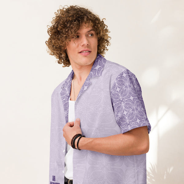 ILLTOCHILL CM Chiari Malformation awareness Unisex button shirt – Men's Lifestyle Front (White)