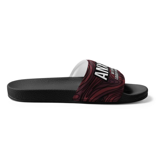 ILLTOCHILL Anxiety awareness gift Men’s slides – Flat 2 Left Inside