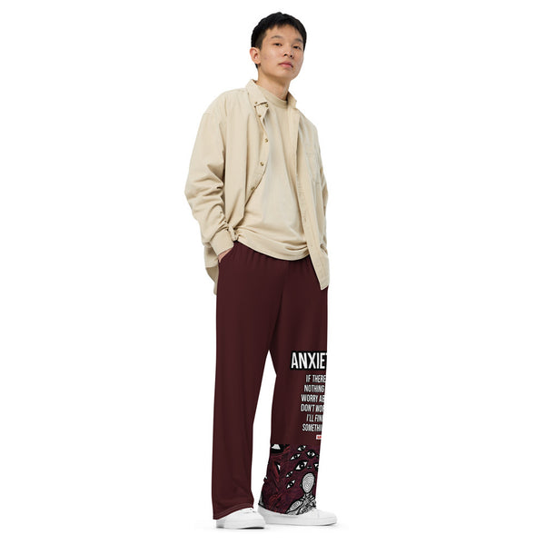 ILLTOCHILL Anxiety Awareness Pants – Men's Lifestyle Right Front (White)