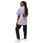 ILLTOCHILL CM Chiari Malformation awareness Unisex button shirt – Women's Back (White)