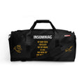 ILLTOCHILL Insomnia Night Owl Duffle bag – Flat Front (Black)