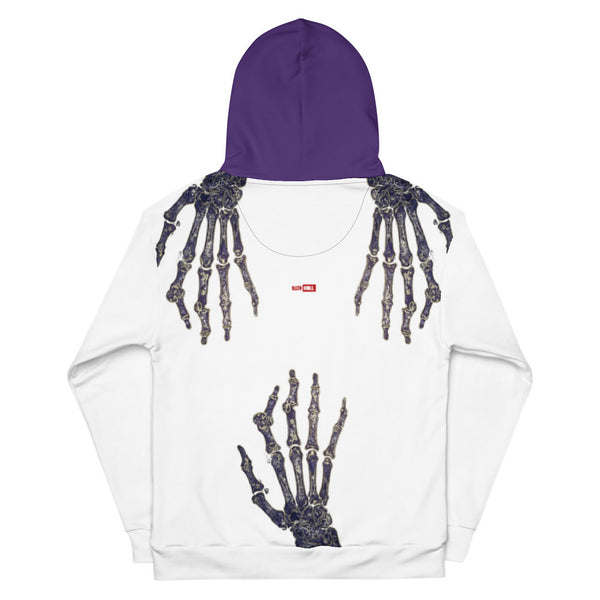 ILLTOCHILL RA awareness Rheumatoid Arthritis support gift heavyweight Unisex Hoodie – Flat Back (Black)