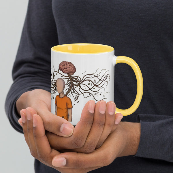ILLTOCHILL MS awareness Multiple Sclerosis support gift Mug with Color Inside – Lifestyle 3 Right